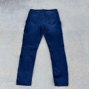 JEN7 by 7 For All Mankind Ankle Skinny Jeans Dark Wash Indigo Blue Size 8 Women